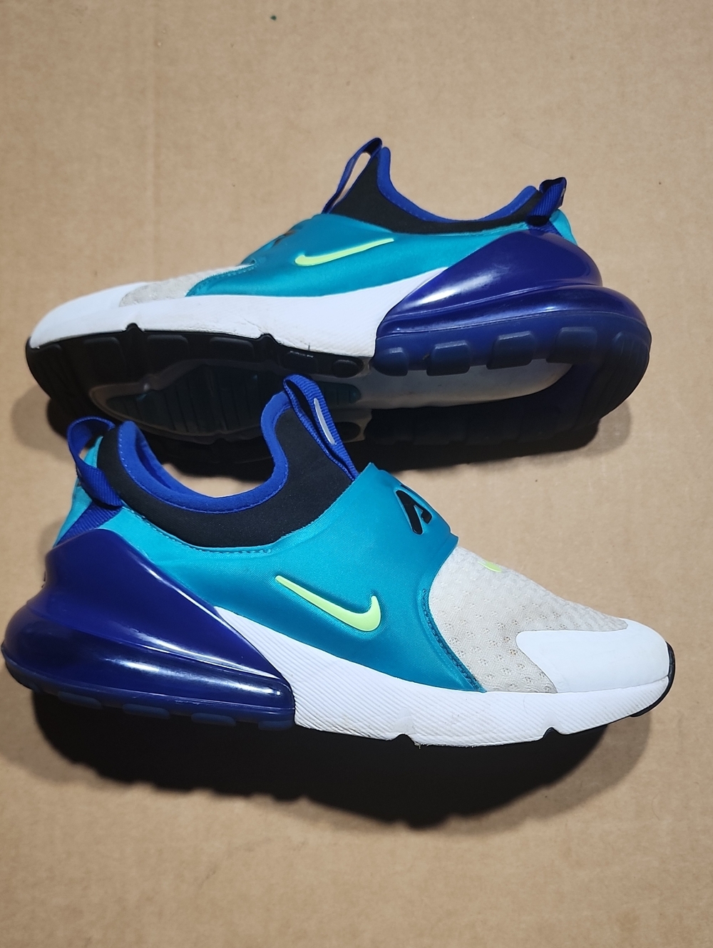 Nike Air Max 270 Extreme GS 'Oracle Aqua Blue’ CI1108-101 Size 5.5 Y